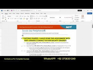 New Perspectives Excel 2019 |Module 3: SAM Critical Thinking Project 1c | @Myitlabsolutions512