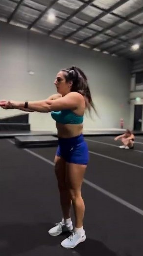 Woman Performs Two Backflips One After the Other-1318372
