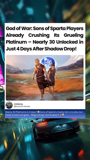 God of War: Sons of Sparta Players Already Crushing Its Grueling Platinum – Nearly 30 Unlocked