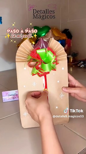 Tutorial: Bolsa de regalo paso a paso en mi canal de Youtube