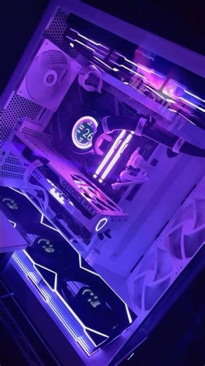 nzxt h9 flow build #shorts #gaming #pcbuild