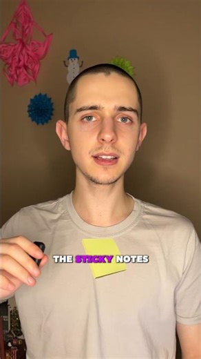 The sticky notes hack!!😱📃