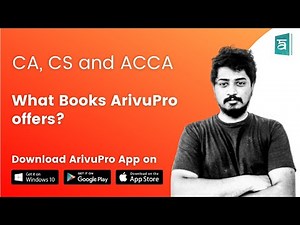 What books ArivuPro offers for students | Books for CA CS and ACCA Students