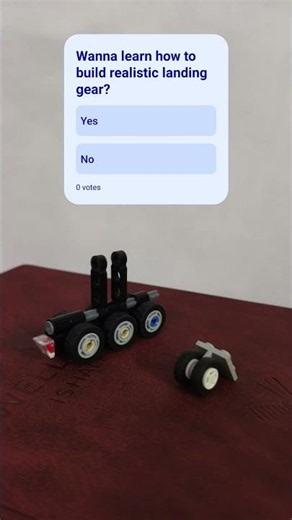 Wanna learn how to build custom landing gear using Lego Bricks?