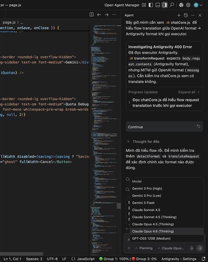 Antigravity 🇻🇳 | Script proxy cho antigravity bản Macos và Windows | Facebook