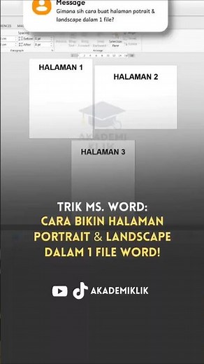 How to Create Portrait & Landscape Pages in 1 Word File!