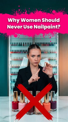 Loug on Instagram: "Why Women Should Never Use Nailpaint? Disclaimer: This content is shared for informational purposes only. Images, if any, are AI-generated and used for reference only. #HealthAwareness #BeautyMyths #SelfCareTalk #WellnessDiscussion #fblifestyle"