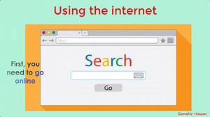 Using the internet Unit 3 / lesson 4 Sixth primary English for Iraq | Samahir Hassan