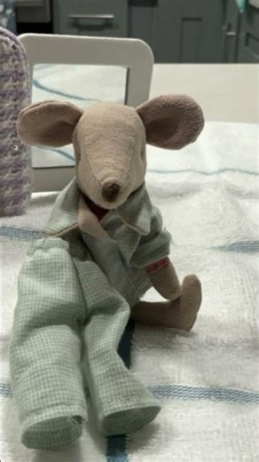 🐭 Try on haul 🤍 #stopmotion #funny #maileg #cute #mouse #shorts #haul #tryonhaul #youtubeshorts