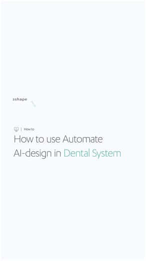 2.2K views · 16 reactions | Speed meets precision in your CAD software ⚡醴 With Automate in Dental System, AI designs are ready in just 90 seconds – before you even open the case. What’s in it for your lab? ✔️ Instant AI proposals for crowns, inlays/onlays & copings ✔️ No uploads – fully built into Dental System ✔️ Stay in control with full edit access ✔️ Included with LabCare  Want to see how it works? Watch the training video now! | 3Shape | Facebook