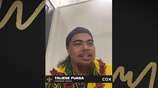2024 NFL Draft: Taliese Fuaga's first interview with New Orleans Saints