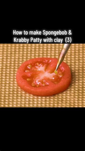 DIY Spongebob & Krabby Patty Clay Tutorial