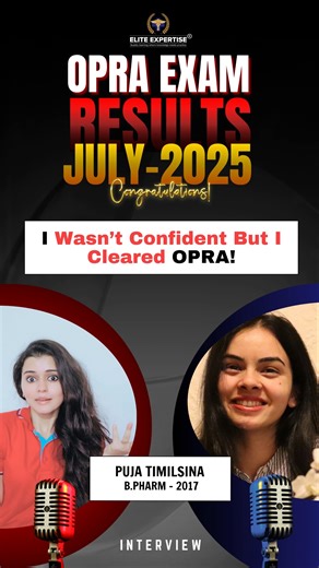 Puja’s OPRA Exam Success Story | How She Cleared OPRA with Elite Expertise | Motivation 2025