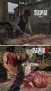 RDR 1 vs RDR 2! - NPC Comparison🎯(2010 → 2018)#shorts #rdr #rdr1 #rdr2