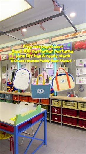 Grand Opening Paddy Bags Studio: Free Mini Pouch!