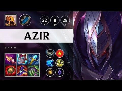 Azir ARAM - VN Challenger Patch 25.19