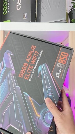 Building an AMD Ryzen 9 Gaming Rig using the Gigabyte B850 AORUS ELITE WiFi motherboard 😍 #gigabyte