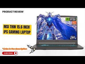 MSI Thin 15 Gaming Laptop Review 2025 | Ryzen 5 7535HS + RTX 4060 | Best Budget 144Hz Gaming Laptop?