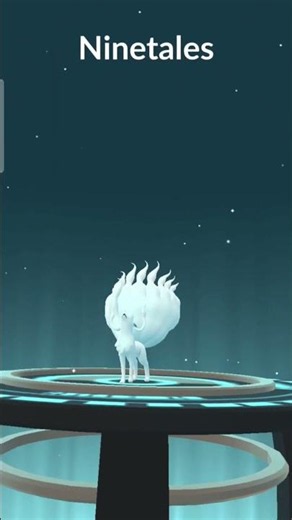 White Vulpix evolution to Alolan Ninetales #pokemongo #legendarypokemon #megaevolution #shinypokemon