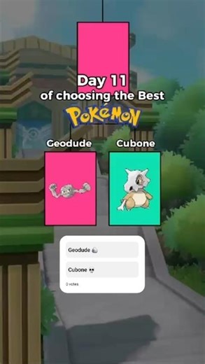 Road to Indigo Plateau 🪨 Geodude vs Cubone #shorts