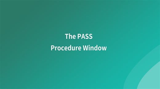 PASS软件教程 -- PASS程序窗口