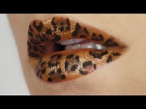 How to Create Perfect Leopard Print Lips