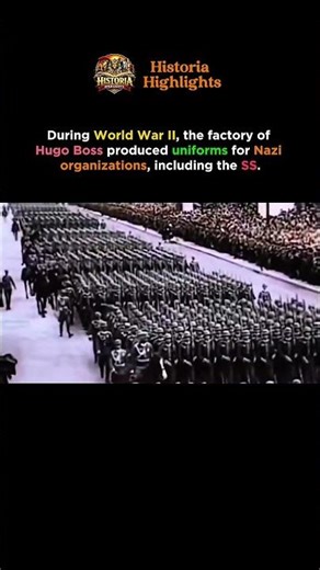 Hugo Boss Once Produced Nazi Uniforms