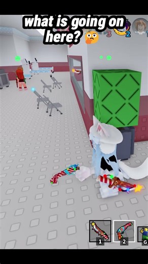 what is going on here? 🤔| murderers vs sheriffs 2 | #roblox #mvs2