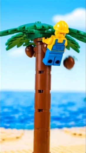 Cinematic LEGO Farming – Climbing Coconut Tree to Truck Delivery #shorts #legofarming