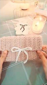 Pov:🎀 making the cutest pink crochet pencil case ♡ | cozy DIY 🎀 ୨୧ ‧˚ ⋅ 🩷 ⋅˚‧ ୨୧