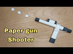 paper gun (origami gun)| how to make paper gun that shoots paper bullet