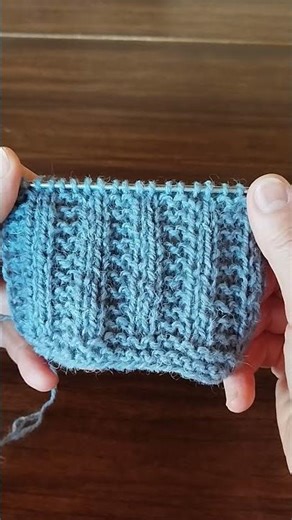 Super Easy Knitting Stitch Pattern for Beginners (2 Row Repeat) 24