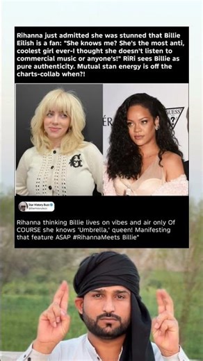 Rihanna Stunned: "Billie Eilish Is MY Fan?!" 😱 Mutual Obsession