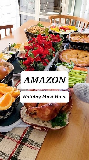 3.4M views · 22K reactions | Comment SERVE to shop. Elevate your next holiday gathering with this beautiful lazy Susan. I grew up in a big family, so this is a dream come true! No more missing out on what's on the other side of the table. It glides so smoothly and is extremely well made. . #amazongadget #amazonhome #amazonfinds2023 #vintagewhitefarmhouse #bigfamily #holidayparty #christmasdinner #lazysusan #nationalcleanoutyourrefrigeratorday | Vintage White Farmhouse | Facebook
