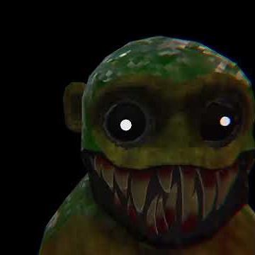 Scary baboon jump scare