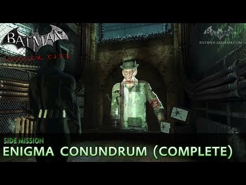 Batman: Arkham City - Enigma Conundrum (The Riddler) - Side Mission Walkthrough