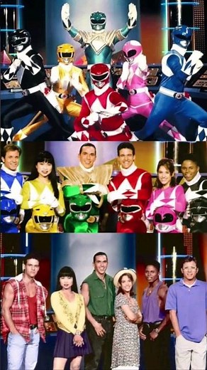 Mighty Morphin Power Rangers 1993 || Cast : then & now