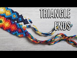 TRIANGLE ENDS | Macrame Friendship Bracelets Video Tutorial