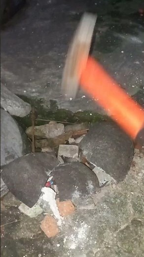 How to Break a Rock with a Hammer — Simple Technique That Works!”