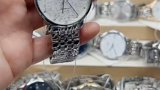 浪琴博雅系列机械男表 L49104796 银色条纹表盘 39mm 钢带表