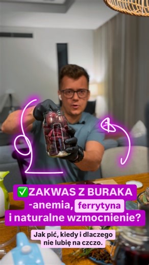✅Obniżone żelazo, anemia, niska ferrytyna - czy zakwas z buraka może pomóc? I dlaczego nie piję go na CZCZO ➡️esencja o zakwasie w video, ale ciekaw jestem, czy Wy korzystacie z zakwasów i jakie macie odczucia, hm? ⬇️daj znać⬇️ ✅➡️receptura na zakwas na blogu - najszybciej trafisz wpisując w google „PANTABLETKA ZAKWAS Z BURAKA” ✅➡️a jak masz mało czasu to super zakwasy i ZAKWASIKI (takie lżejsze wersje dla maluchów) mają Olini www.olini.pl tradycyjnie mamy u nich -10% na ich cały asortyment z ha