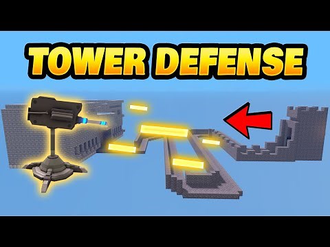 Tower Defense Map - Turrets VS Runners (Roblox BedWars)