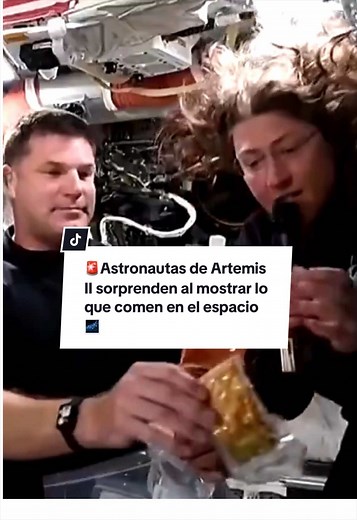 Dieta de los astronautas en Artemis II: alimentos en el espacio