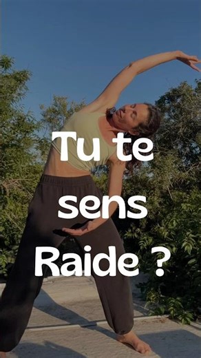 Tu te sens raide ? Comment t’étirer ? #destresser