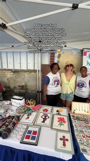 I WAS SO EXCITED TO FIND THEM 😭💘 travel is magic✨ #needlepoint #hobbies #dominicanrepublic