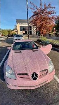 Glitterize your Mercedes #shorts #art #glitter #diy