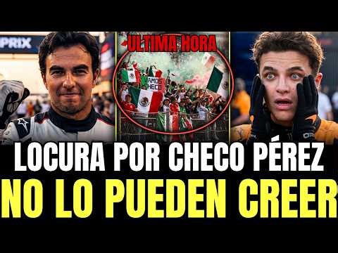 Checo Pérez unleashes madness in Australia and Formula 1 is impressed with what he generates.