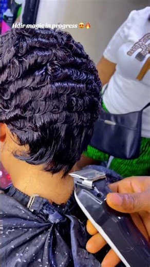 Pro short hair style #salon #hairstyle