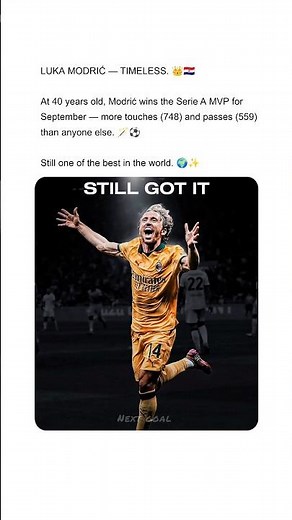 LUKA MODRIĆ — AGE IS JUST A NUMBER 👑⚽