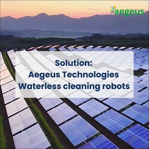 Waterless Cleaning Solar Panel robots